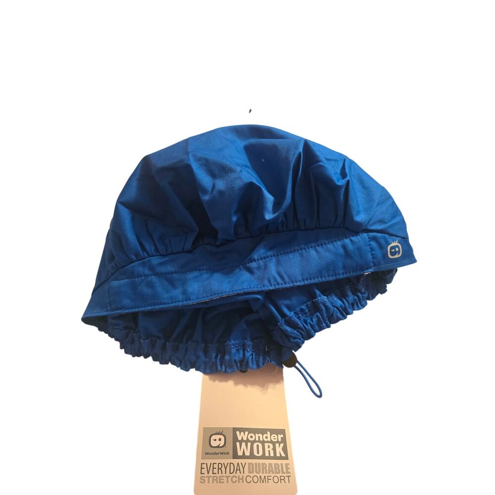 WonderWink Royal Blue Scrub Cap OSFA Stretch Medical Surgical Nurse Cap